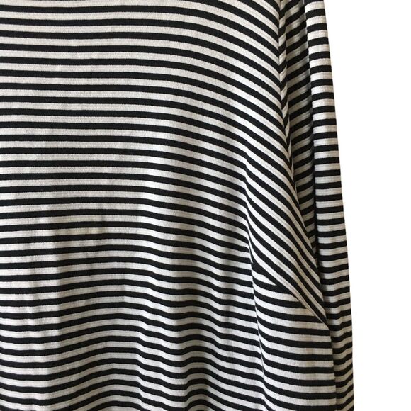 J. Jill Wearever Women's Tunic Sweater Knit Top Plus 3X Striped Stretch Dress - Picture 5 of 10